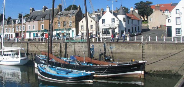 Boats in the port of Anstruther