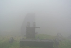 Step into the void: quarry and industrial remains in the fog on Titterstone Clee Hill