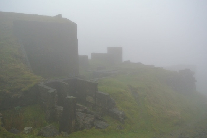 Quarry and industry remains in the fog on Titterstone Clee Hill
