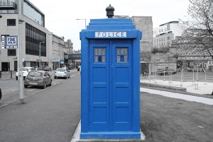 City of Tardis - Glasgow still has a few of the original iconic police boxes left. This one overlooks Barrowland Park